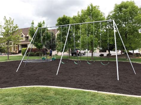 metal playground set|metal swing set for adults.